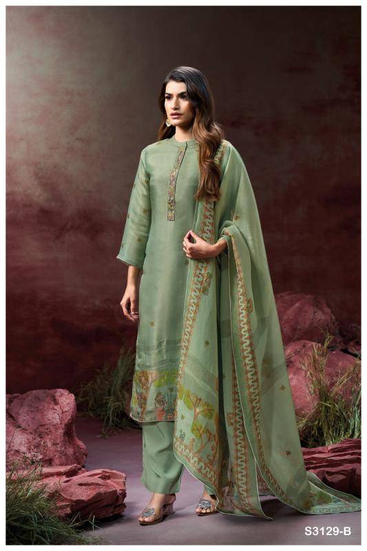 Ganga aynslie 3129 Wholesale dress materials in Bangalore