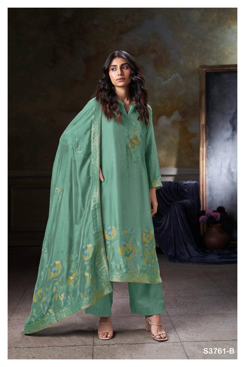 Ganga vayla 3761 Bangalore dress material marke