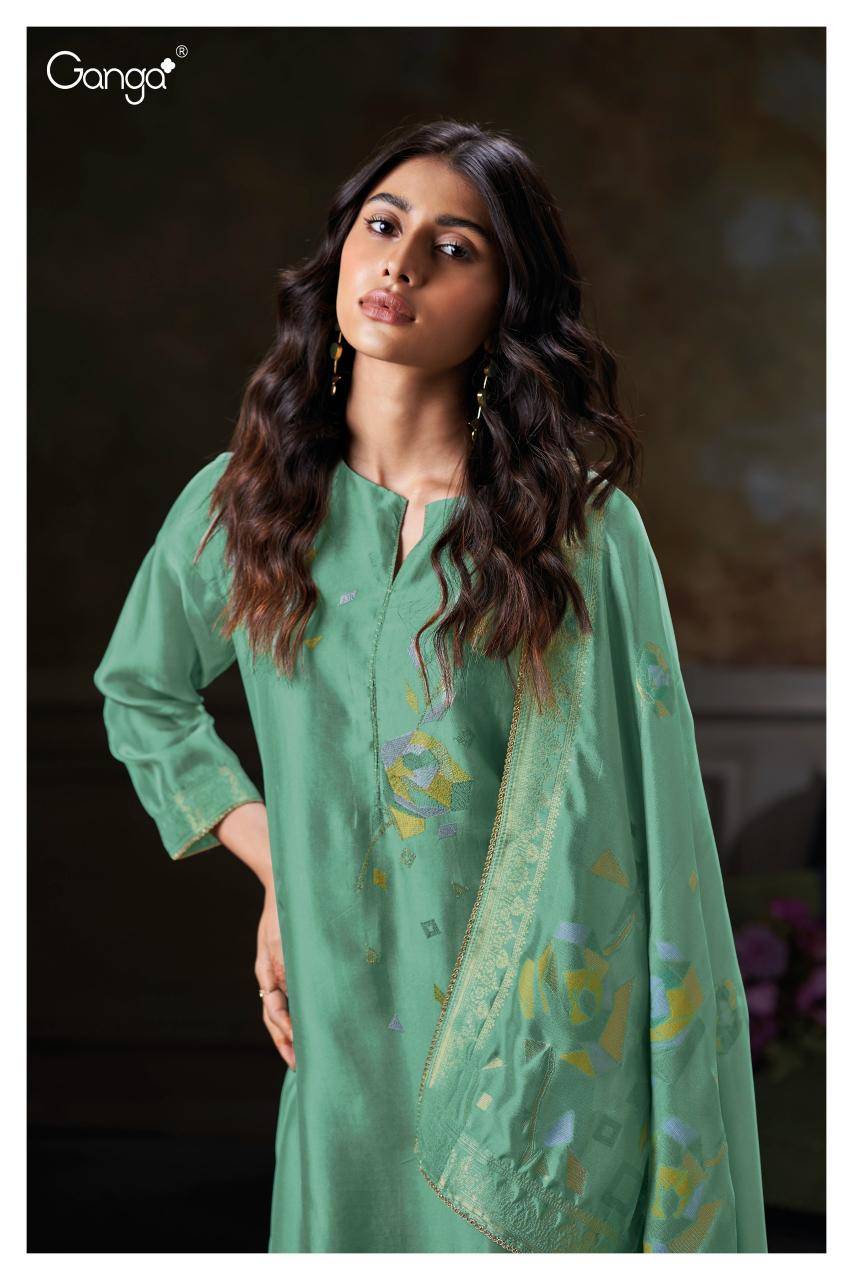 Ganga vayla 3761 Bangalore dress material marke