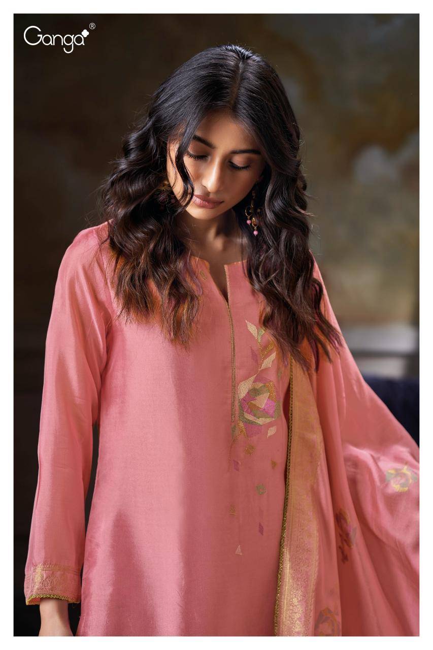 Ganga vayla 3761 Bangalore dress material marke