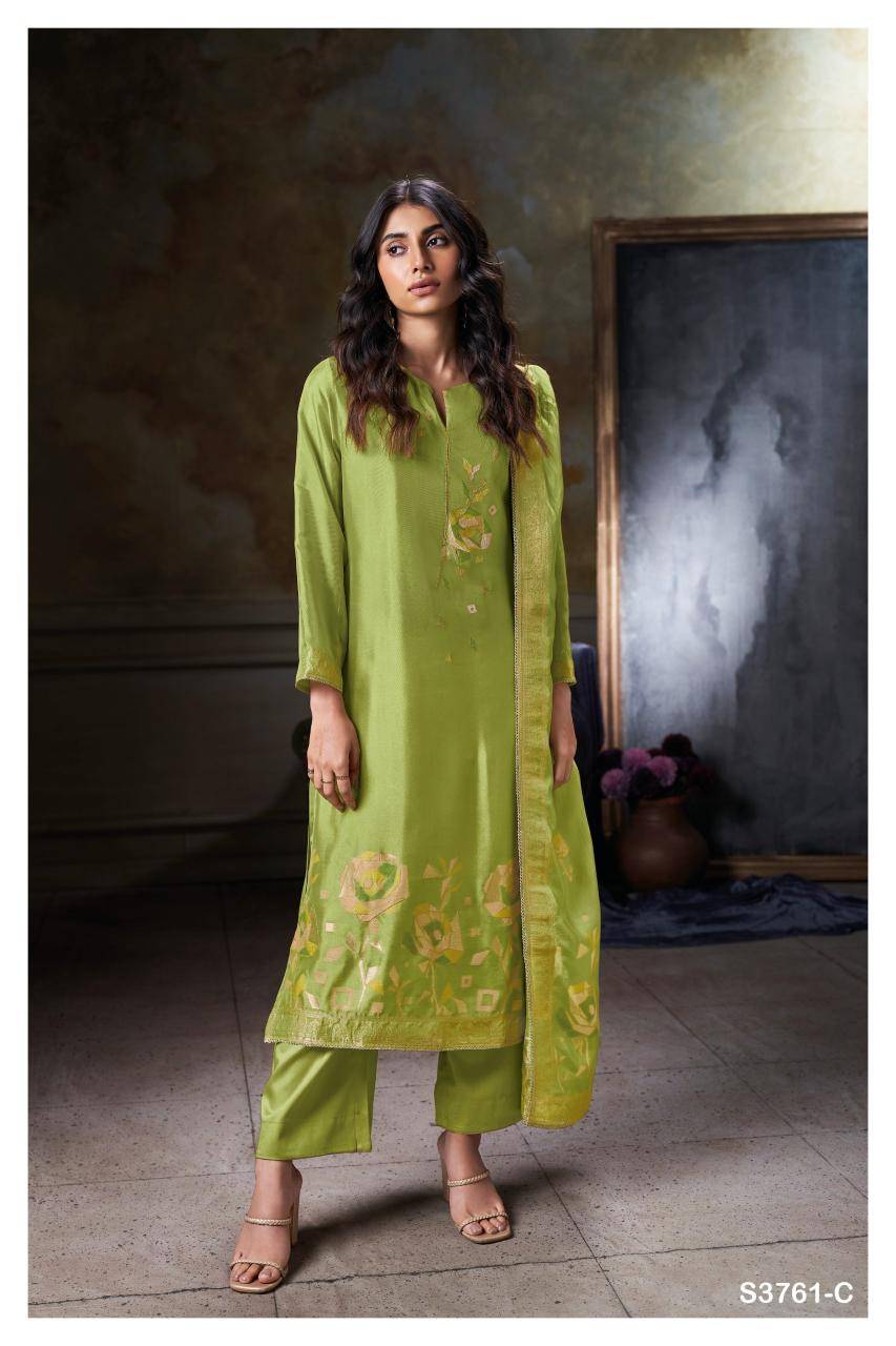 Ganga vayla 3761 Bangalore dress material marke