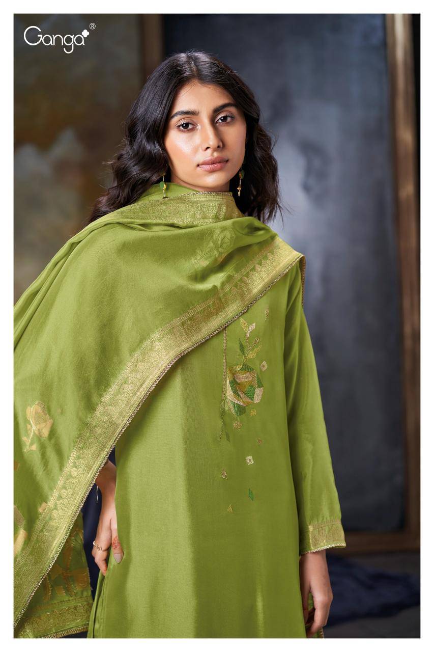 Ganga vayla 3761 Bangalore dress material marke