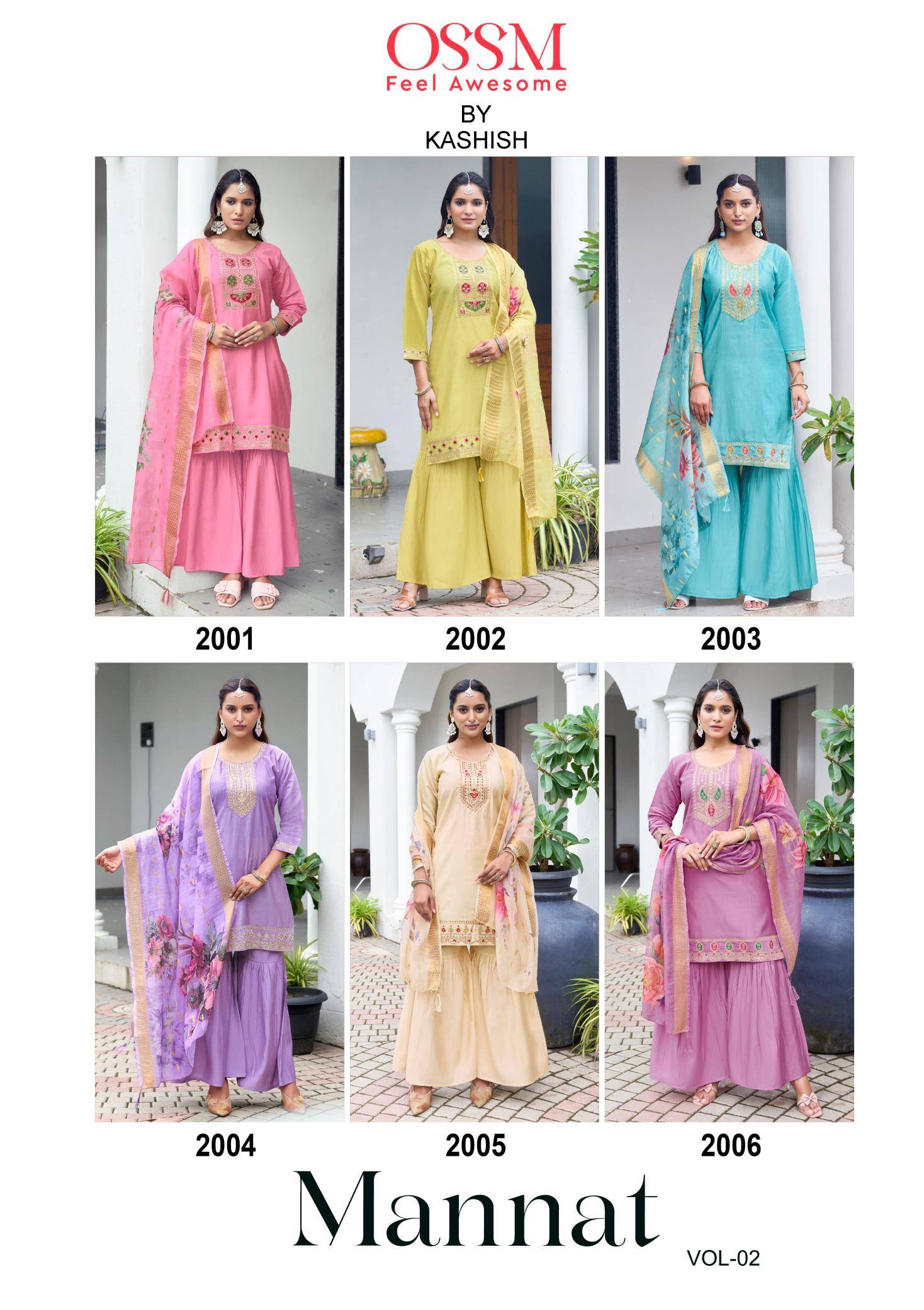 Ossm mannat vol 2 Kurti export market in Surat