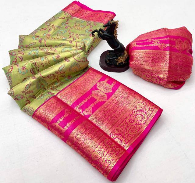 Malhar pushpa-vol-6 Silk saree wholesalers