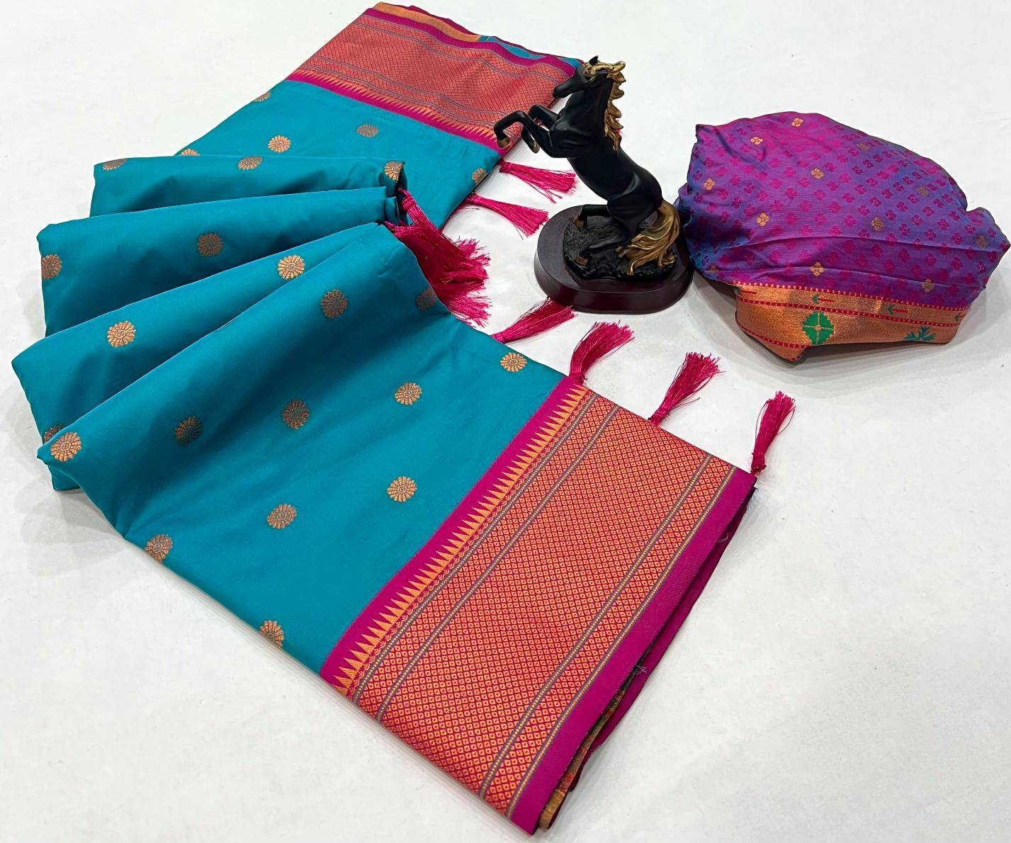 Malhar kalanjali narayanpeth Bridal saree manufacturers