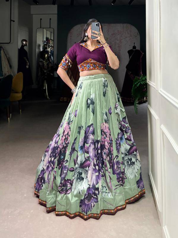 Tasar Silk Co-ord Set 1734 Exclusive lehenga choli collections in India