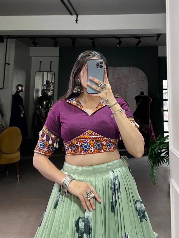 Tasar Silk Co-ord Set 1734 Exclusive lehenga choli collections in India