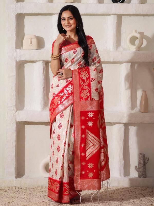 Shorya sita linen cotton Affordable designer sarees wholesale