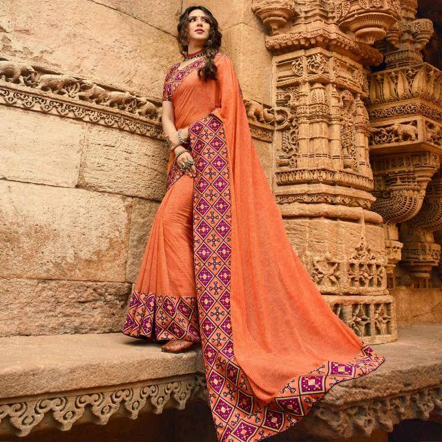 GC georgette silk printed High-quality sarees wholesale