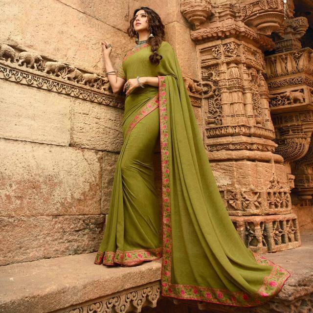 GC georgette silk printed High-quality sarees wholesale