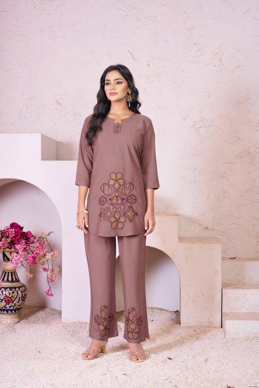 Diva 119 heavy rayon coord set Kurtis manufacturers