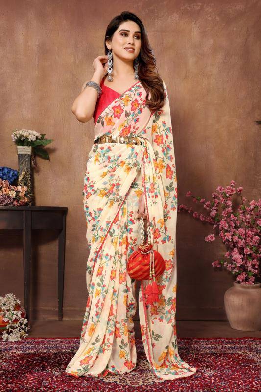 GC georgette ready to wear Bollywood sarees wholesale