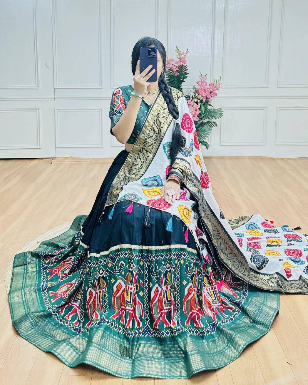 piludi Dola Silk Surat designer lehenga choli wholesale