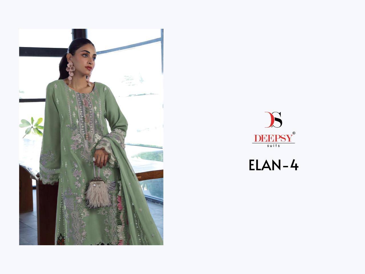 Deepsy suits elan lawn 25-4 Salwar Kameez wholesalers in Surat