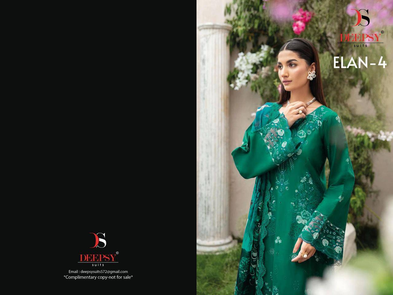 Deepsy suits elan lawn 25-4 Salwar Kameez wholesalers in Surat