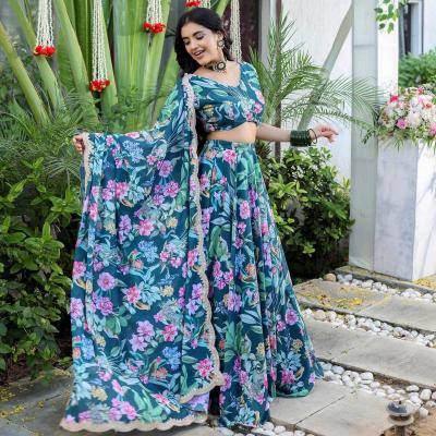 Botnical 01 Fancy Printed Bulk lehenga choli suppliers