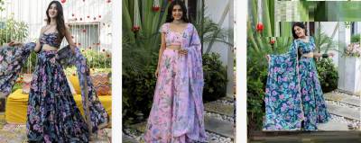 Botnical 01 Fancy Printed Bulk lehenga choli suppliers