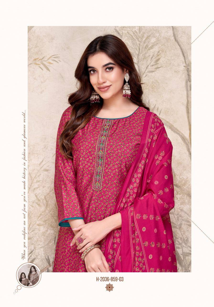 Alok suit heer 8 Dress materials suppliers in Mumbai