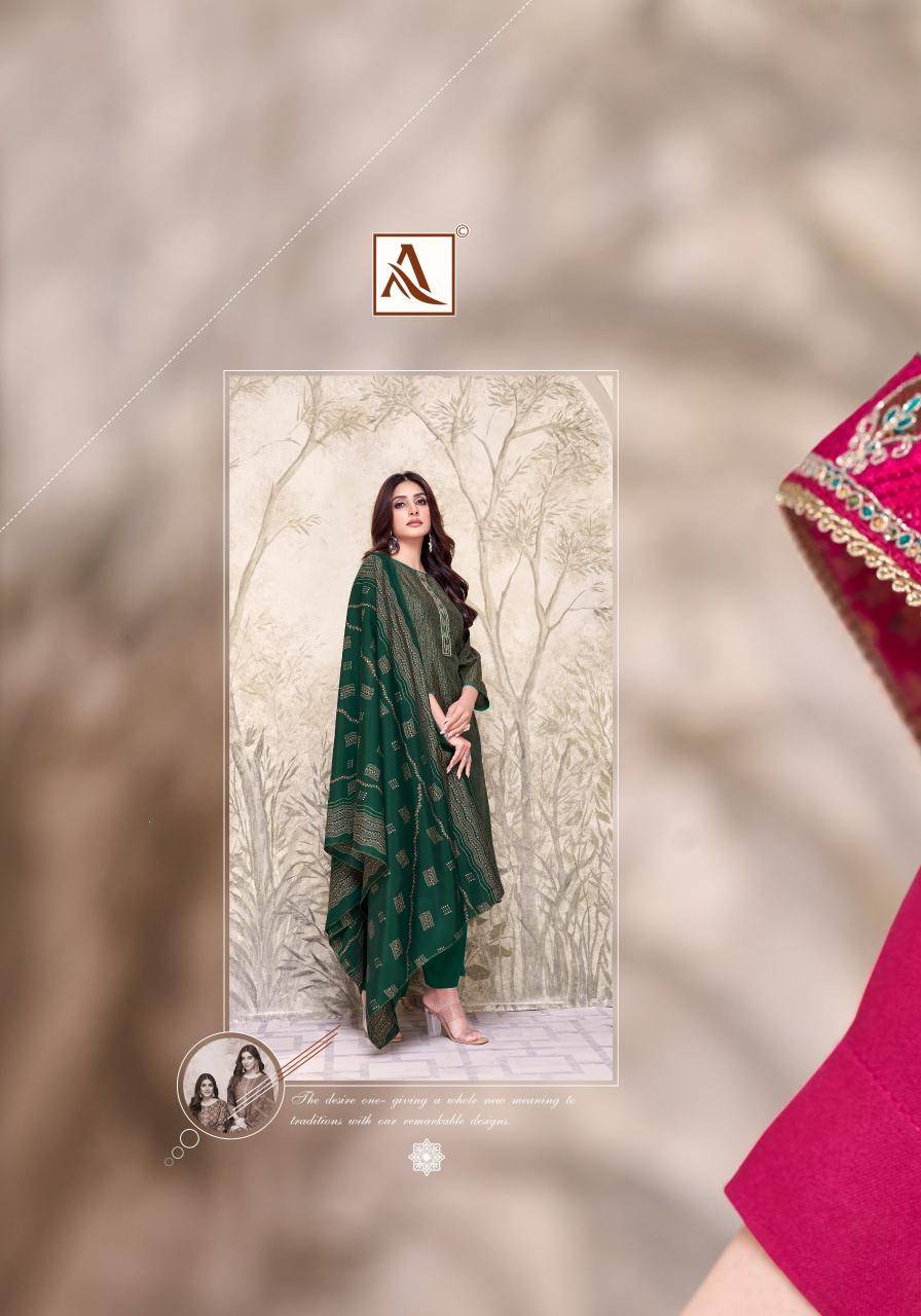 Alok suit heer 8 Dress materials suppliers in Mumbai