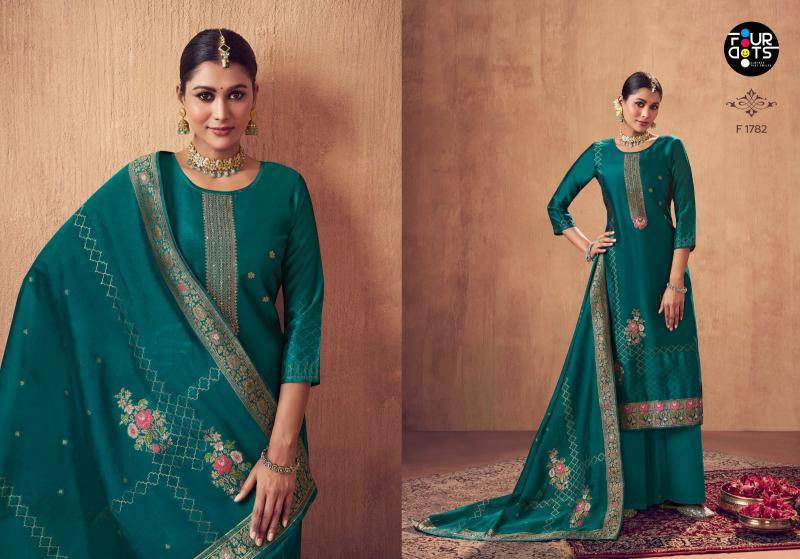 Fourdots rangraag Unstitched dress materials wholesale Mumbai
