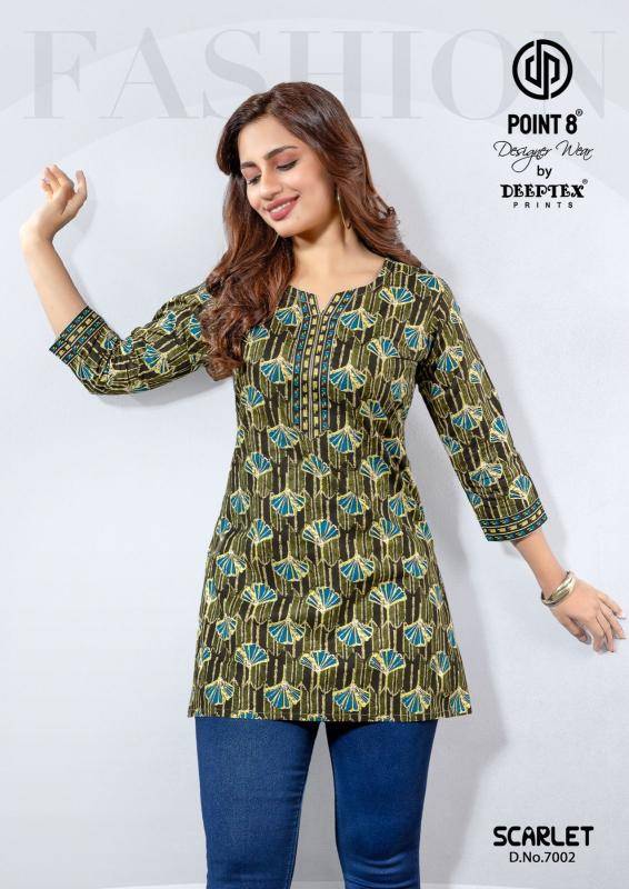 Deeptex scarlet vol-7 Kurti exporters in ahmedabad