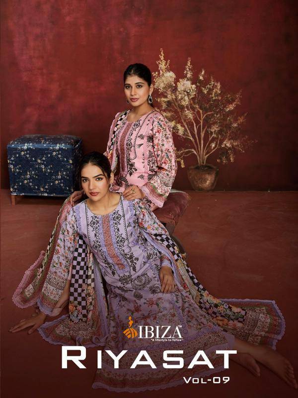 Ibiza riyasat vol 9 Wholesale Dress materials online in mumbai