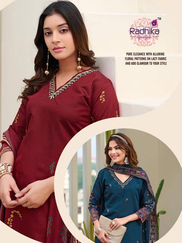 Radhika lifestyle aarohi vol 1 Latest Kurti market in ahmedabad
