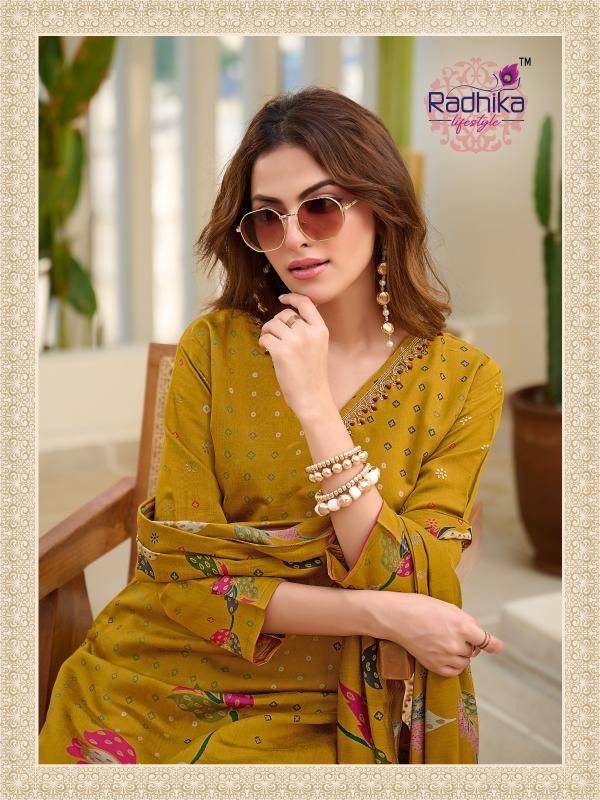 Radhika lifestyle aarohi vol 1 Latest Kurti market in ahmedabad