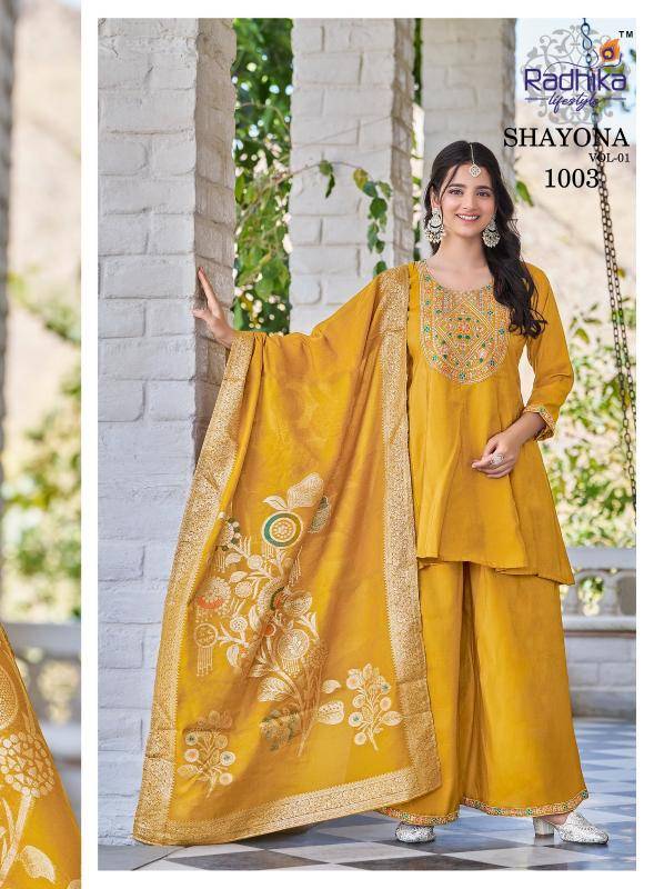 Radhika lifestyle shayona vol 1 Kurti exporter