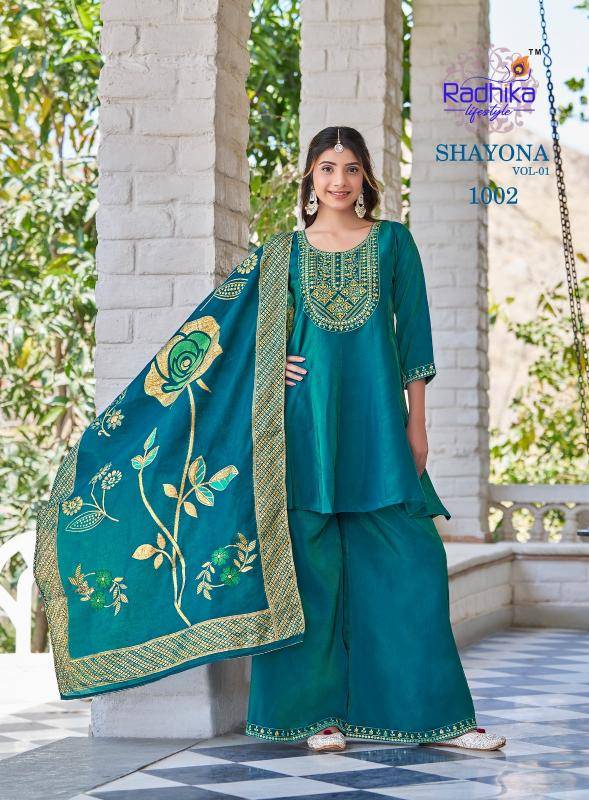 Radhika lifestyle shayona vol 1 Kurti exporter