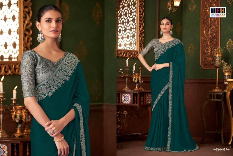 Shorya TFH SW 1405 Wholesale saree market in Hyderabad