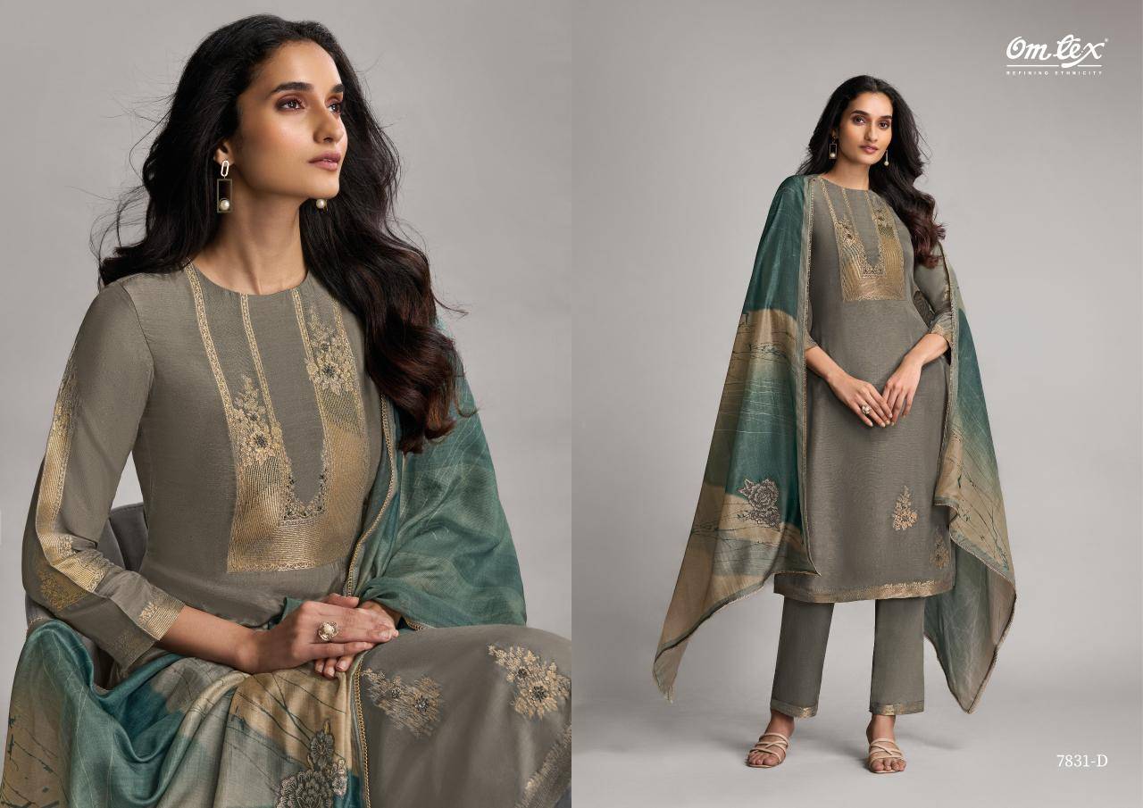 Omtex nazakat nova Fancy dress material wholesalers in Mumbai