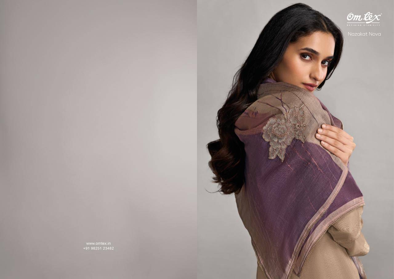 Omtex nazakat nova Fancy dress material wholesalers in Mumbai