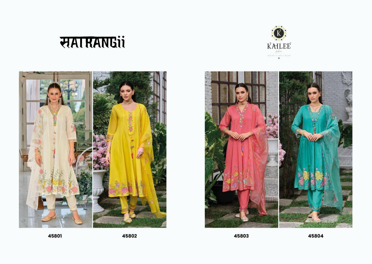 Kailee fashion satrangi Kurti catalog supplier
