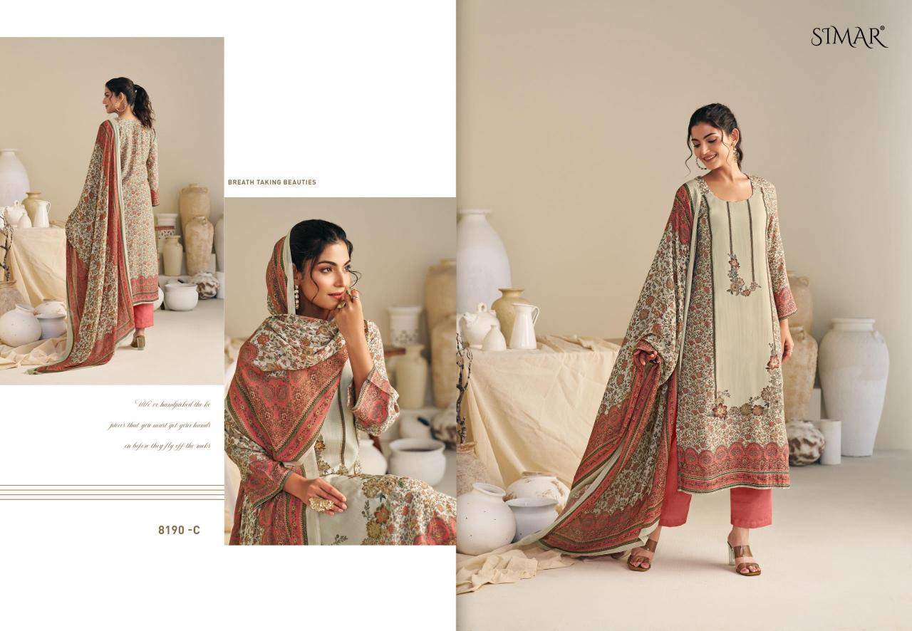 Simar glossy fenna Dress materials wholesale market in Mumbai