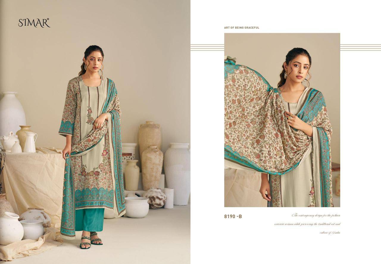 Simar glossy fenna Dress materials wholesale market in Mumbai