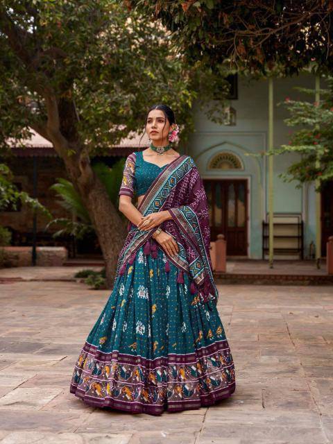 Panchi Tussar Silk Lehenga choli wholesale online