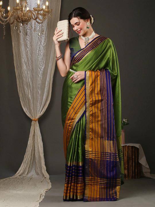 GC art cotton silk with jhalar Wholesale Saree Manufacturers
