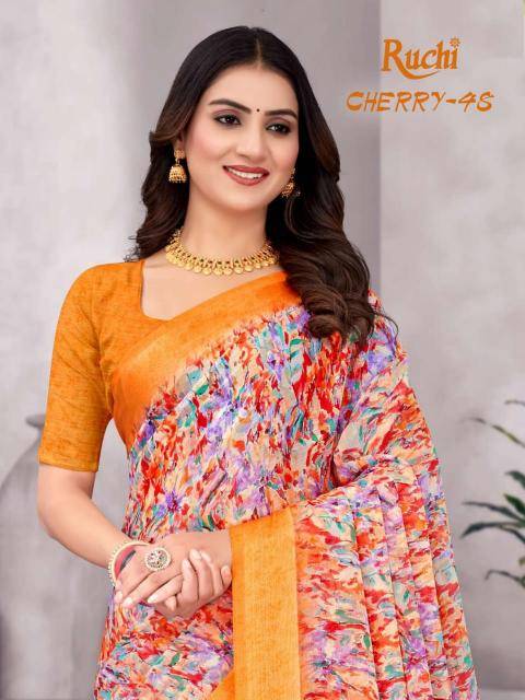 Shorya ruchi cherry vol.48 Wholesale saree supplier