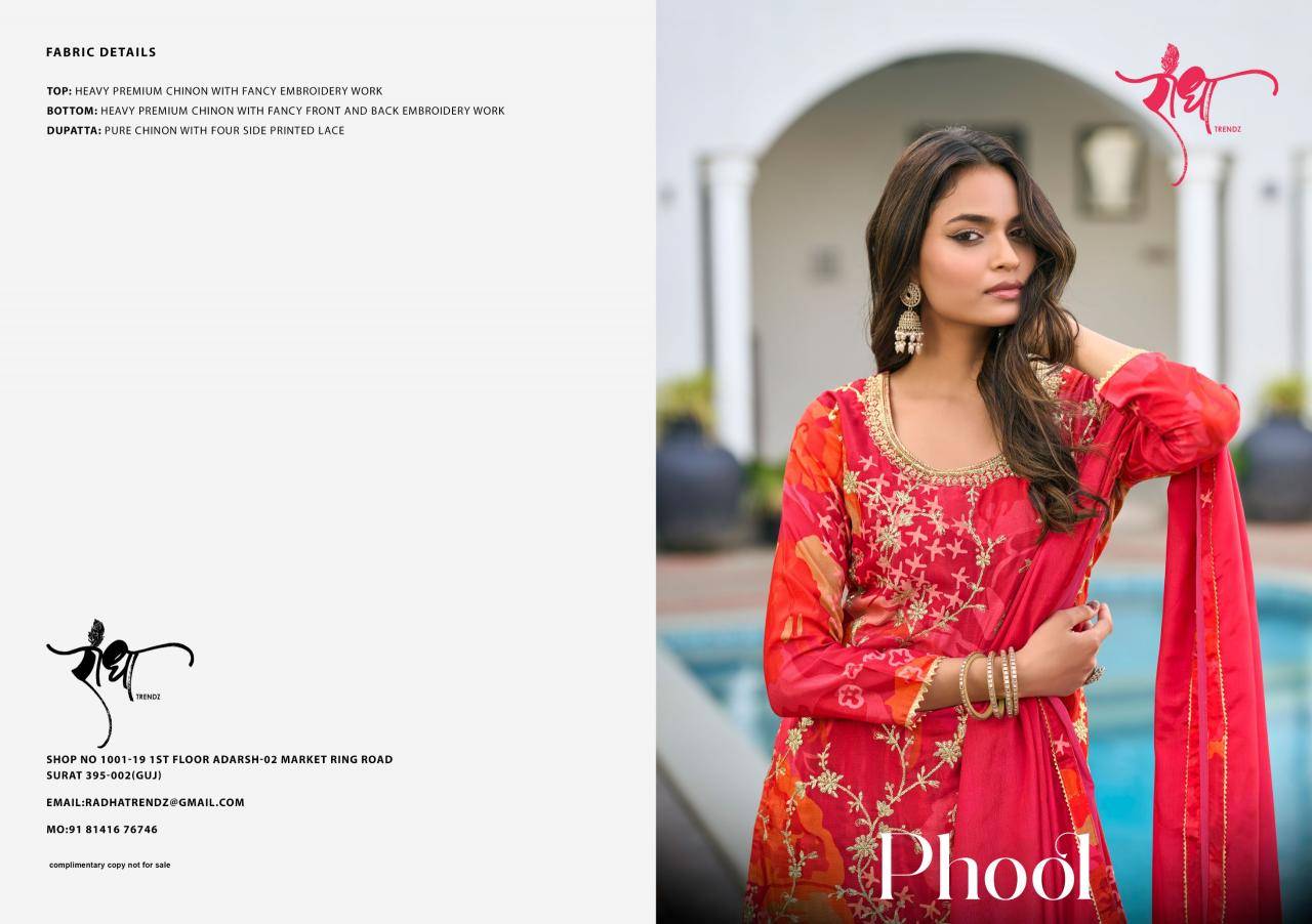 Radha trendz phool Salwar Kameez wholesalers in india