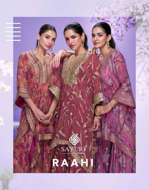 Sayuri designer raahi Sawlar Kameez manufacturers in Surat