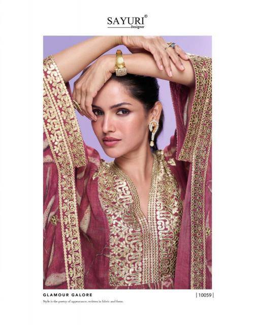 Sayuri designer raahi Sawlar Kameez manufacturers in Surat