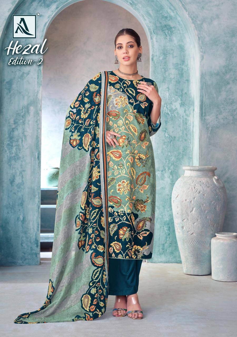 Alok suit hezal 2 Bulk saree and dress material dealer