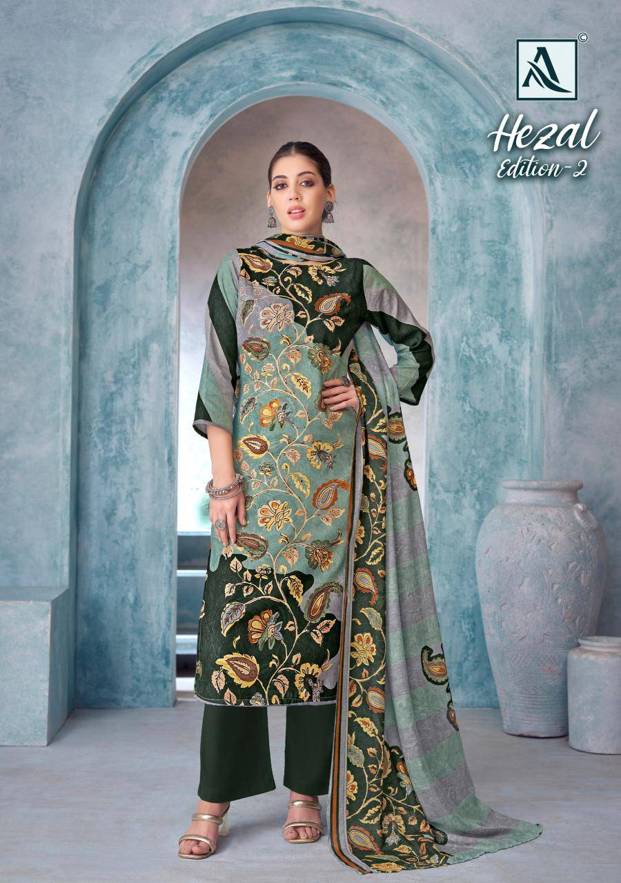 Alok suit hezal 2 Bulk saree and dress material dealer
