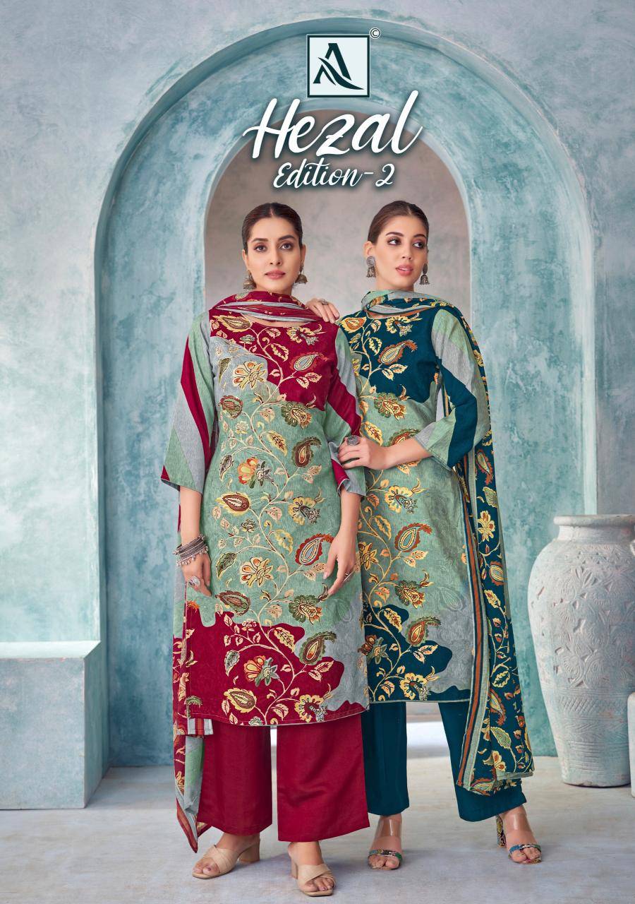 Alok suit hezal 2 Bulk saree and dress material dealer