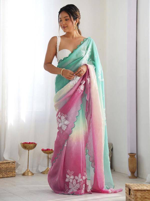 GC gold crush silk Best wholesale saree market in Kolkata