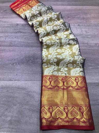 Malhar kanjivaram pattu silk Wholesale saree market in Mumbai