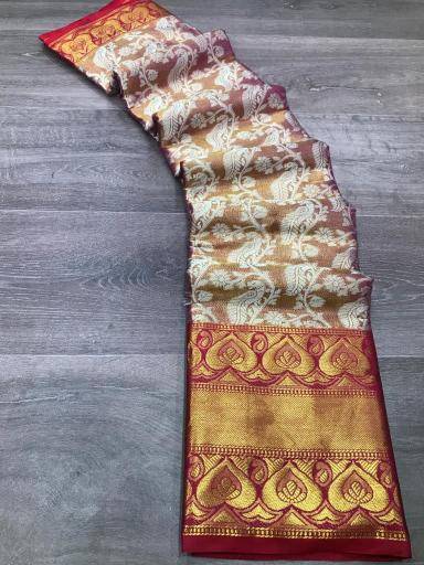 Malhar kanjivaram pattu silk Wholesale saree market in Mumbai