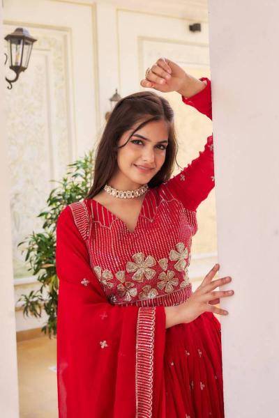 Sn 2307 Designer Faux Georgette Wholesale bridal lehenga choli