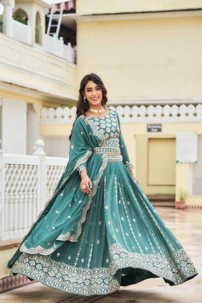 Sn 2305 Designer Faux Georgette Wholesale lehenga choli catalogs